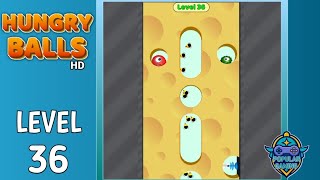 Hungry Ball Level 36: Gameplay Solution