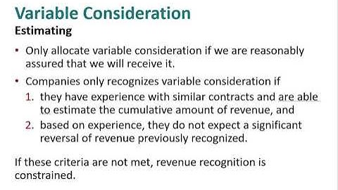 ACCT362 - Variable Consideration