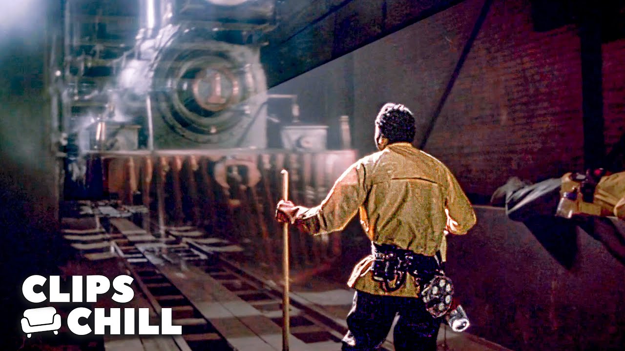 El Tren Encantado que atraviesa los Túneles a toda Velocidad | Los Cazafantasmas II (Bill Murray)