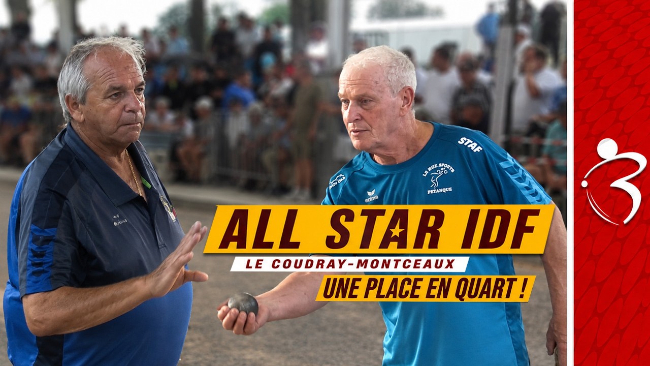 Miniature : LAUROT vs ECKMANN : un barrage entre figures de la pétanque francilienne | All Star IDF