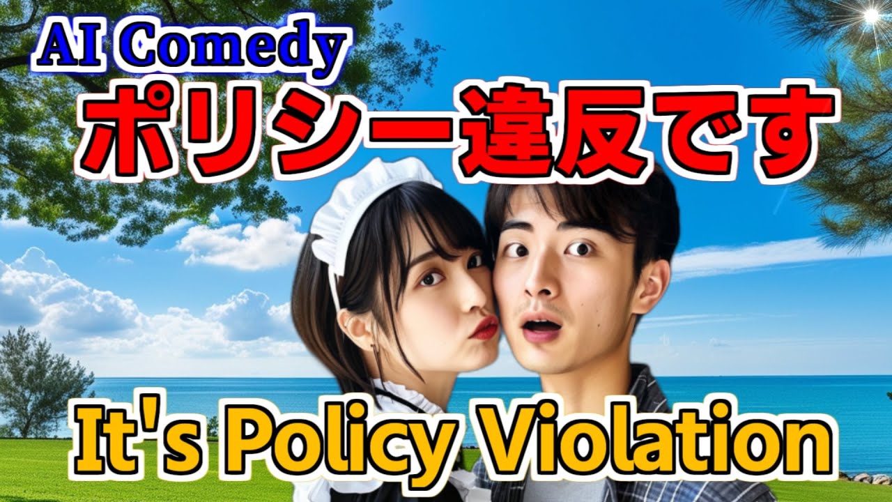 【AI Comedy】ポリシー違反です／It's Policy Violation／这违反了政策