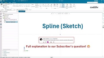 NX_Viewer’s_Choice | #Spline| #nxtutorials | NX CAD | Cad2liv