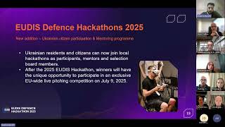 EUDIS Defence Hackathon 2025 -  infosession for local organizers