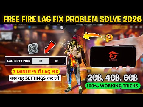 Free Fire Lag Fix 2gb 4gb Ram🤯 | Ff Max Lag Fix Config File | How To Solve Lag Problem In Free Fire