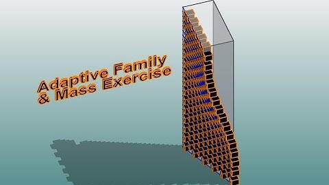 Everyday Revit (Day 417) - Adaptive Family & Mass Exercise