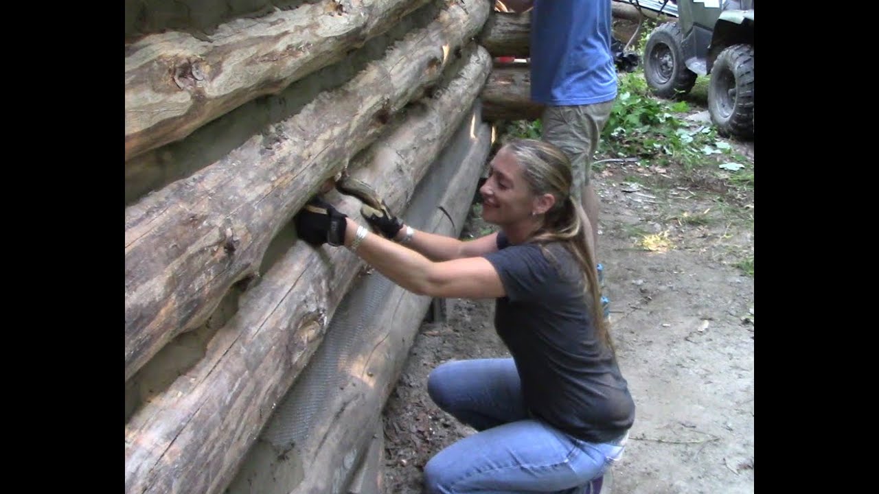 Building an Off Grid Log Cabin Ep. 23 - YouTube
