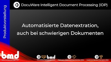 DocuWare Intelligent Document Processing (IDP)