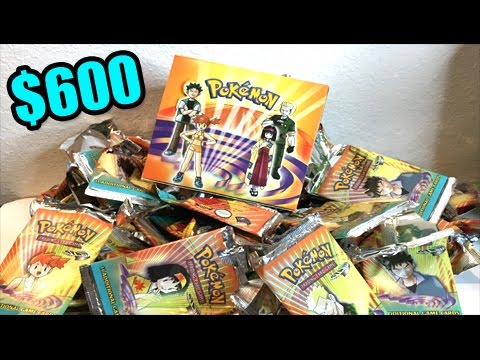 VINTAGE BOX OPENING! - Unboxing a Pokemon TCG GYM HEROES BOOSTER BOX from the year 2000!