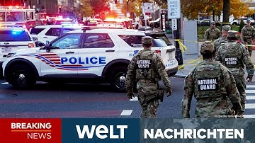 WASHINGTON: "Terrorakt!" Gezielter Angriff! Schütze sieht Soldaten und feuert sofort los! LIVESTREAM