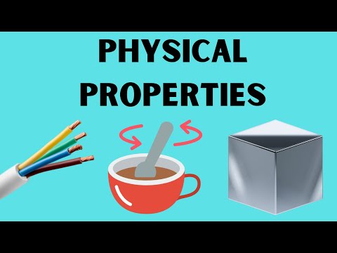 वीडियो: भौतिक गुणों के कुछ उदाहरण क्या हैं?