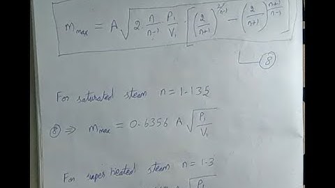 MASS OF STEAM DISCHARGED THROUGH NOZZLE (TAMIL)
