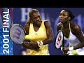 Serena Williams vs Venus Williams in their first Grand Slam final meeting! | US Open 2001 Final