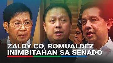 Zaldy Co, Romualdez inimbitahan na ni Lacson sa susunod na Blue Ribbon hearing | ABS-CBN News