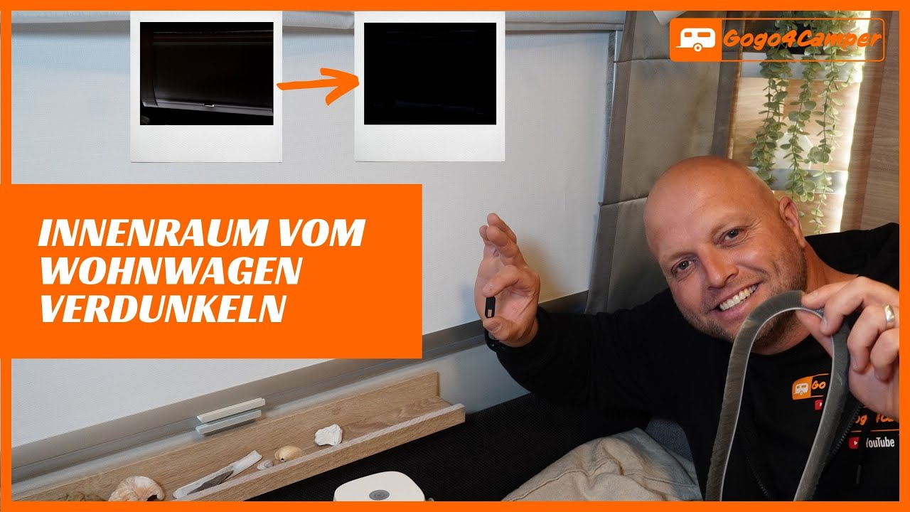 Fenster vom Wohnwagen / Wohnmobil verdunkeln - So wird es über