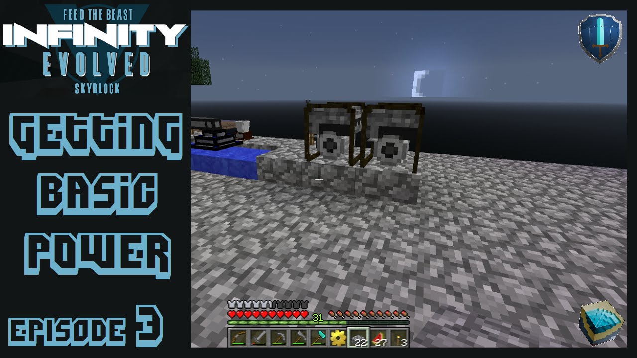 FTB Infinity Evolved Skyblock Expert Mode [E3] - Getting Basic Power ...