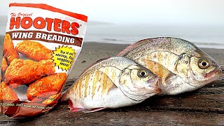 SURF PERCH Catch & Cook | HOOTERS Style!!! Washington Coast