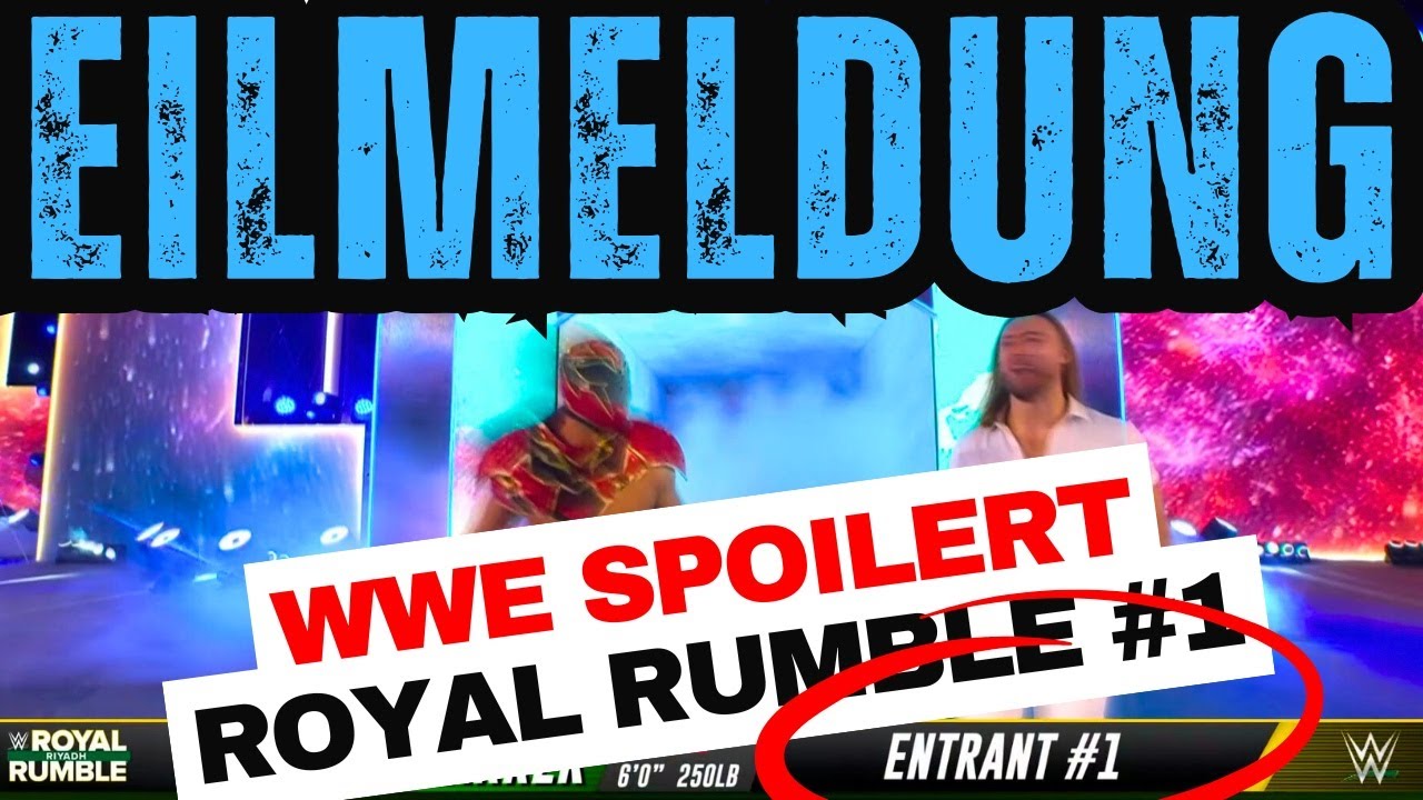 BREAKING! WWE SPOILERT BEI SMACKDOWN DIE ROYAL RUMBLE #1 - FEHLER oder GEPLANT?