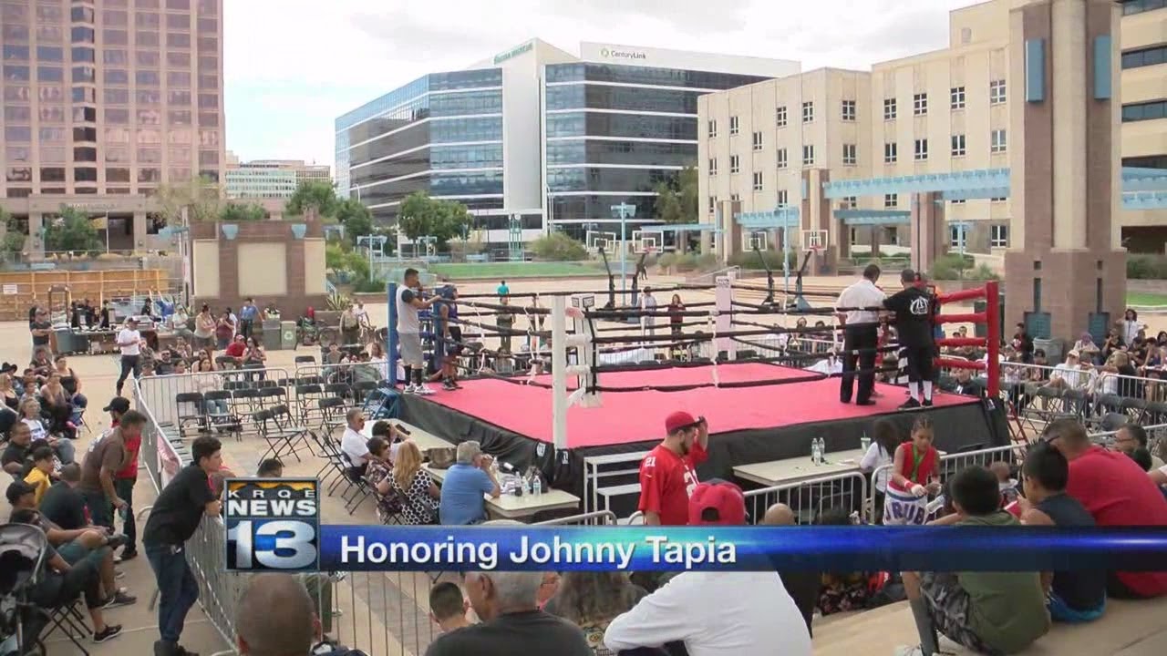 Albuquerque honors local boxing legend Johnny Tapia