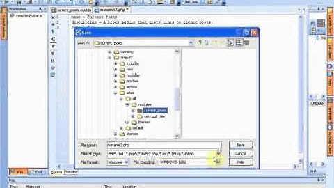 Writing Drupal Module - Current Post