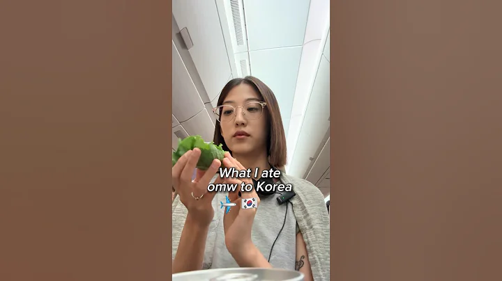 Korean airline food is next level⬆️