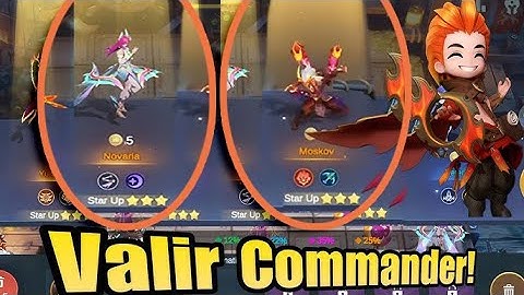 Magic Chess Go Go, Commander Valar 100% Win Rate NEW META (Moskov,Yve,Novaria 3B 🌟🌟🌟Star)