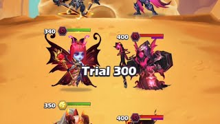 Taptap Heroes: Isabella Clearing Planet Trial Fire 290 - 300! screenshot 2