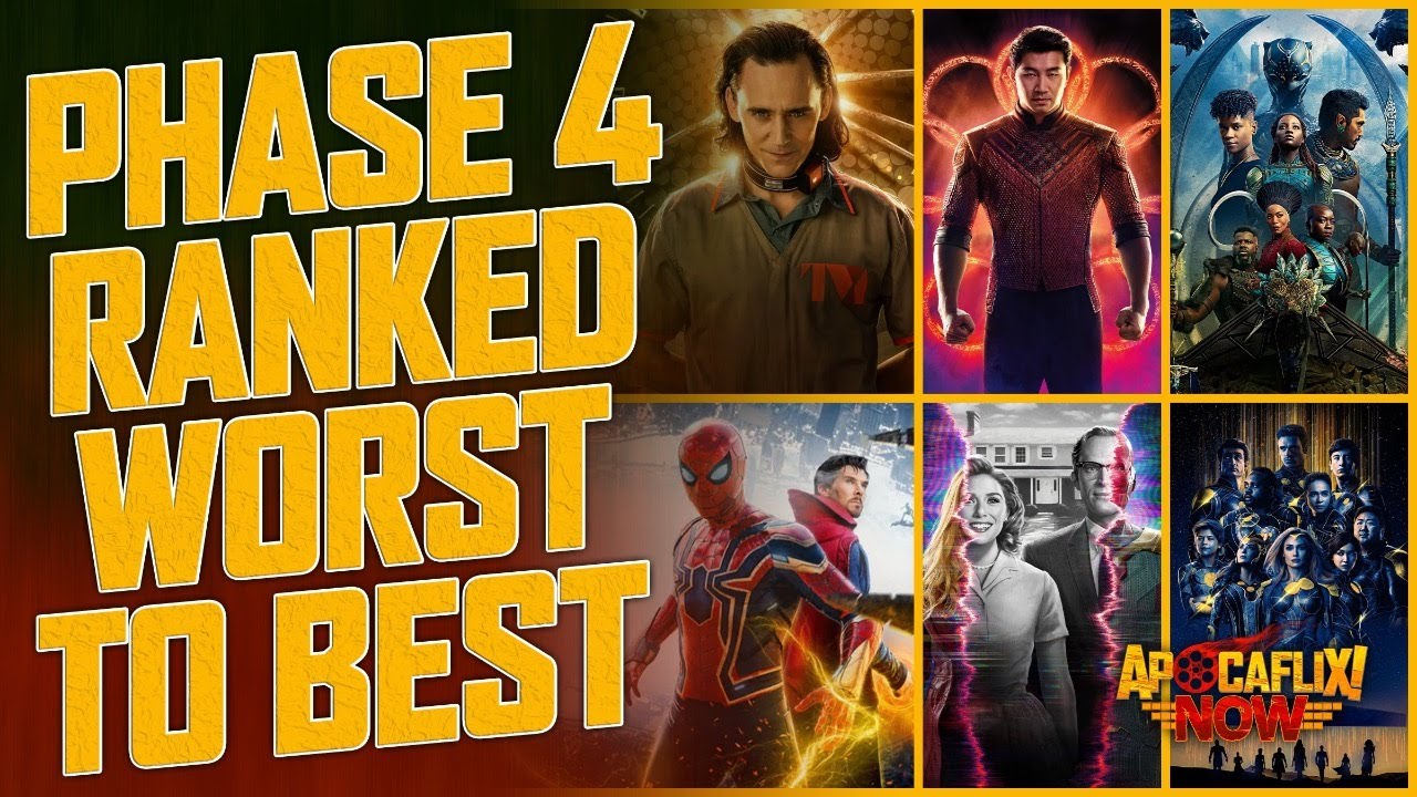 RANKING Phase 4 of the MCU | Indiana Jones 5 News | Apocaflix! NOW