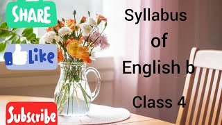 Syllabus of English b class 4/Grade 4 syllabus