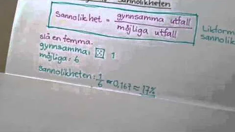Sannolikhet 1