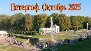 картинка: Петергоф. Октябрь .2025