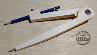 Make A Circle ( Wooden Compass ) - DIY Woodworking Tools