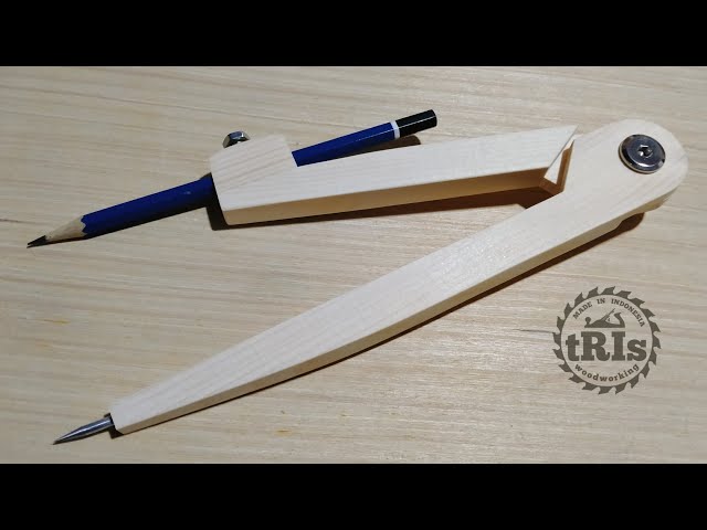 Make A Circle ( Wooden Compass ) - DIY Woodworking Tools class=