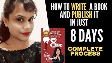 How to Write a Book in 8 Days by Priya Kumar || Review and Summary|CrazyDivya