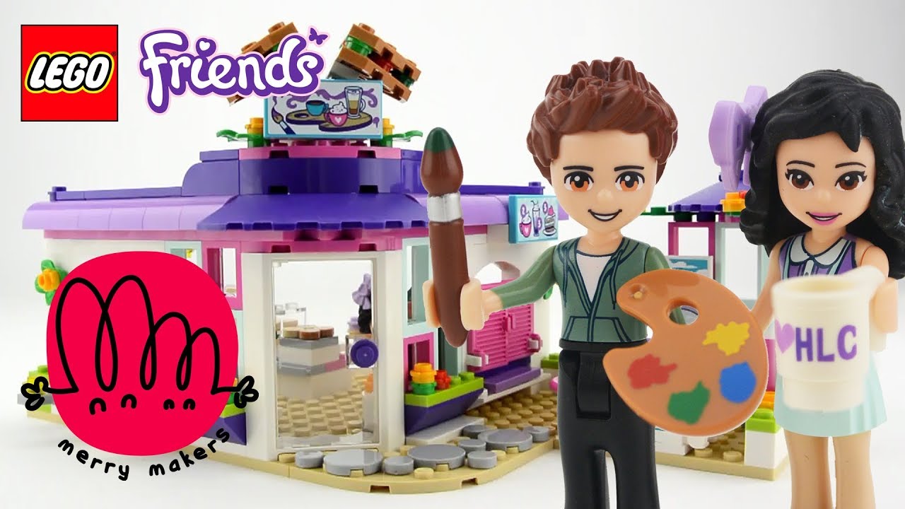 LEGO Tutorial - How to build Emma's Art Café with LEGO Friends 41336 -  YouTube