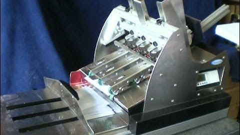 Friction feeder - Vacuumatic TCF - Stand alone model Counting small envelopes batching into 25s