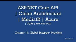 12 - Global Exception Handling using Custom Middleware (Different ProgramDetails for Dev & Prod env)