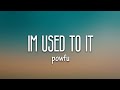 Powfu - im used to it (Lyrics)