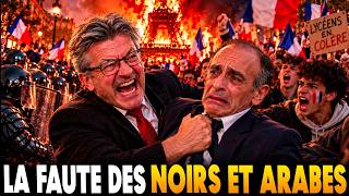 Zemmour's live outburst, Mélenchon supports protesters on LCI regarding October 17