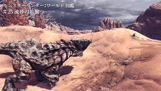 モンスターハンター：ワールド図鑑 #25 流砂の地盤