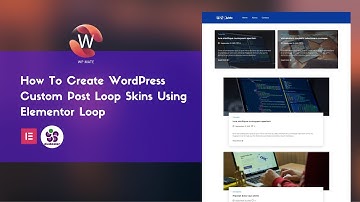 How to create wordpress custom post grid with elementor?