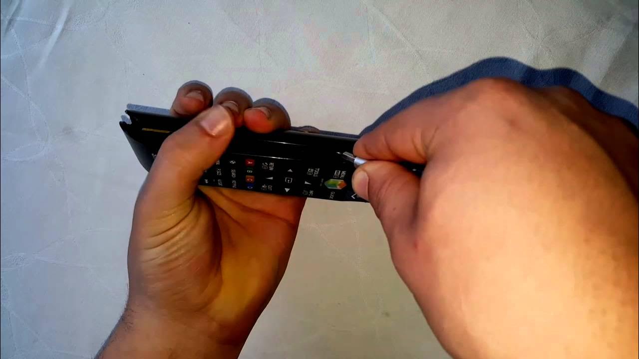 Как разобрать пульт lg smart tv Opening a Samsung LCD TV Remote Control smart Control /Samsung fernbedienung ein