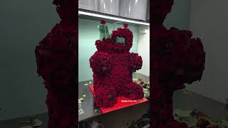 Teddy bear made with fresh red rose I The Gift Heaven I Gift Shop Bangladesh I #gift #birthday