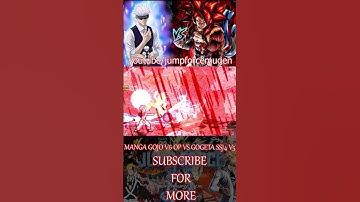MANGA GOJO V6 OP VS GOGETA SSJ4 V5 #jumpforceandroidmugen #anime #dragonball