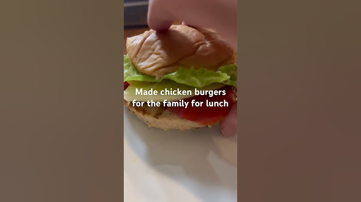 It’s good #yum #chicken #burger #wife #family #pov #fyp