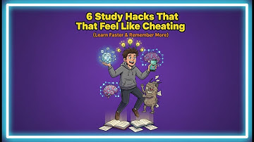 6 Study Hacks That Feel Like Cheating (Learn Faster & Remember More)
