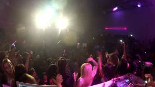 Medina performing at Supperclub in Hollywood with DJ Splyce