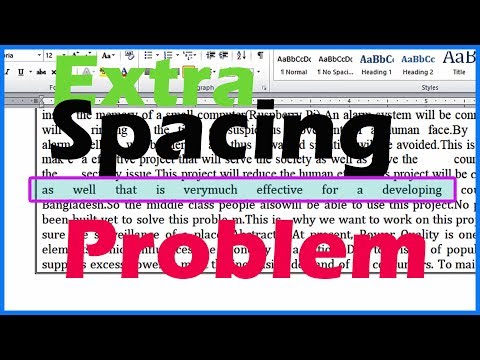 Video: How To Reduce The Distance Between Words