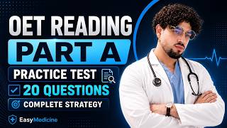 OET Reading Part A Practice Test | 20 Questions + Complete Strategy