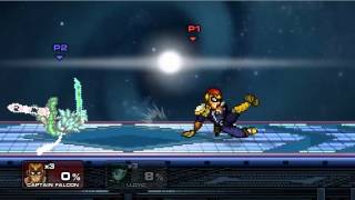 How to use Mega Man and Captain Falco in SSF2 v0 9b