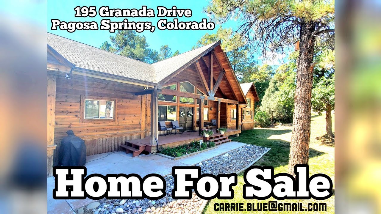 Home For Sale in Pagosa Springs Colorado 195 Granada Drive 3 Bed 3